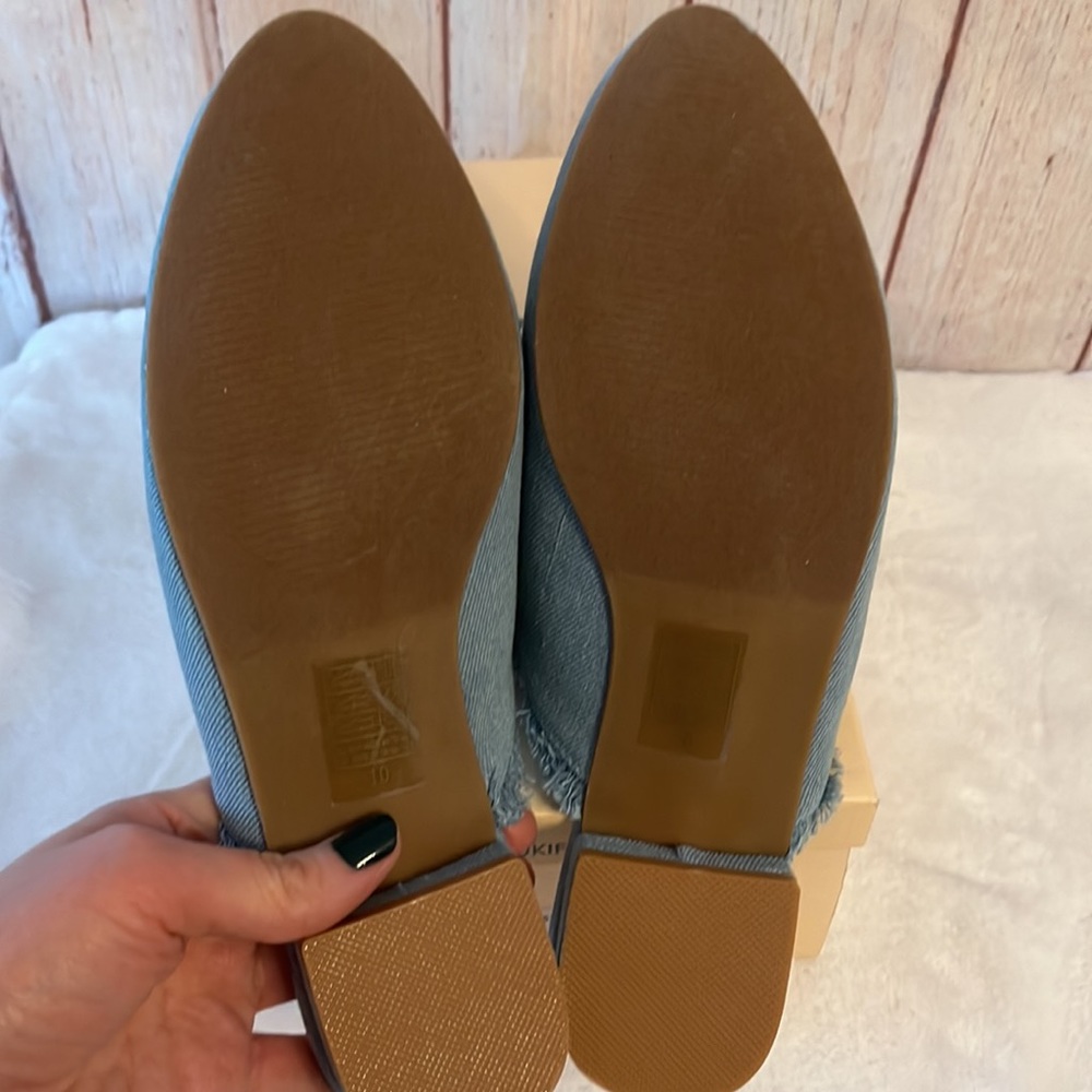 NIB Yoki Willas light denim mules - Picture 3 of 4